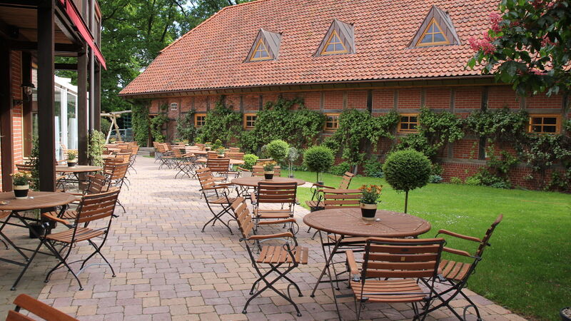 Büchtmannshof in Wieckenberg - Unsere Terasse