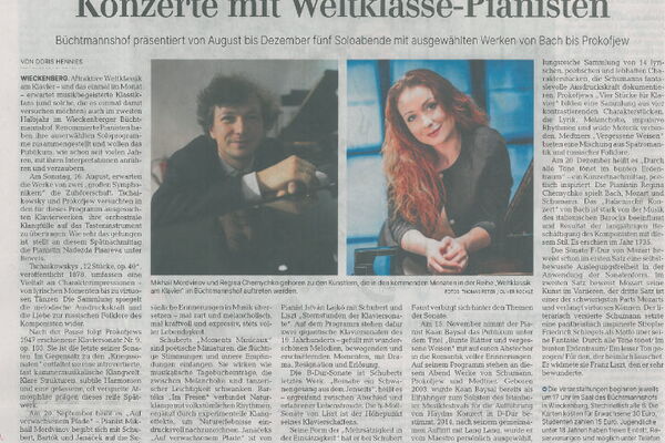 Weltklassik auf dem Büchtmannshof - Bericht aus der Celleschen Zeitung - 25.07.2026