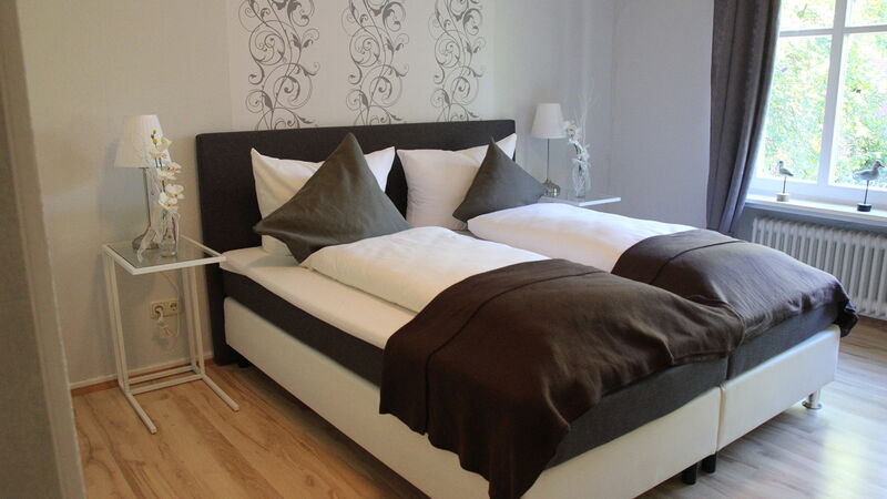 Zimmer auf dem Büchtmannshof - Doppelbett